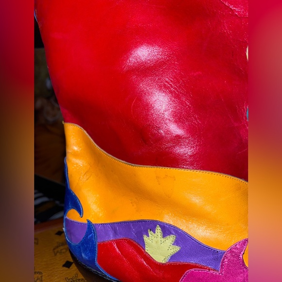 VTG VIBRANT WESTERN🤠BOOTS, 9 - Picture 15 of 16